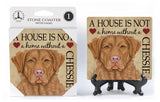 Chesapeake Bay Retriever A House Is Not A Home Stone Drink Coaster
