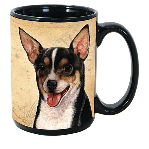 Faithful Friends Chihuahua Short Hair Tri Dog Breed Coffee Mug