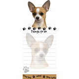 Chihuahua Tan List Stationery Notepad