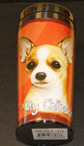 Chihuahua Tan Stainless Steel Travel Tumbler