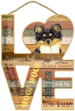 Chihuahua Assorted Love Sign