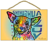 Chihuahua Love Dean Russo Wood Dog Sign