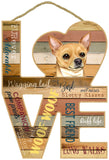 Chihuahua Assorted Love Sign