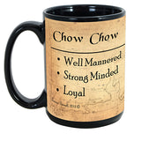 Faithful Friends Chow Chow Red Dog Breed Coffee Mug