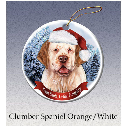 Clumber Spaniel Howliday Dog Christmas Ornament