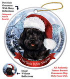 Cockapoo Black Howliday Dog Christmas Ornament