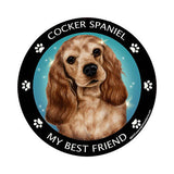 Cocker Spaniel My Best Friend Dog Breed Magnet