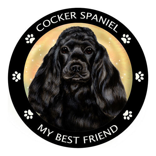 Cocker Spaniel Black My Best Friend Dog Breed Magnet