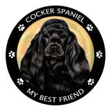 Cocker Spaniel Black My Best Friend Dog Breed Magnet