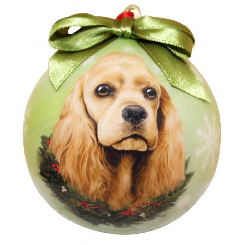 Cocker Spaniel Shatterproof Dog Breed Christmas Ornament