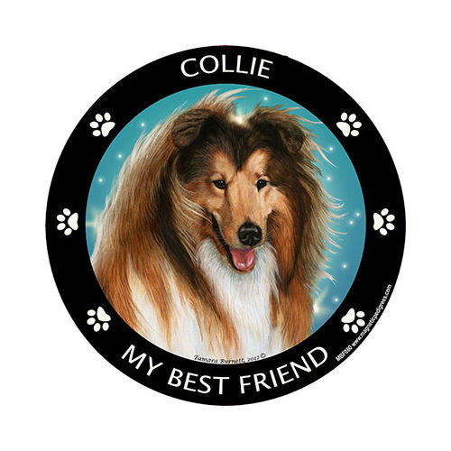 Collie My Best Friend Dog Breed Magnet