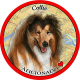 Collie Absorbent Porcelain Dog Breed Car Coaster