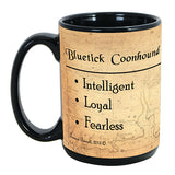 Faithful Friends Coonhound Blue Tick Dog Breed Coffee Mug