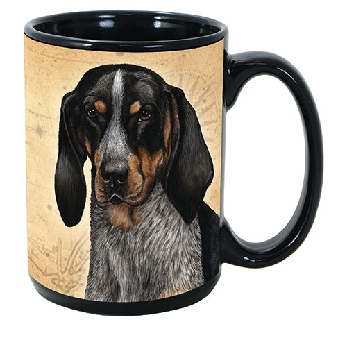Faithful Friends Coonhound Blue Tick Dog Breed Coffee Mug