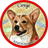 Corgi Absorbent Porcelain Dog Breed Car Coaster