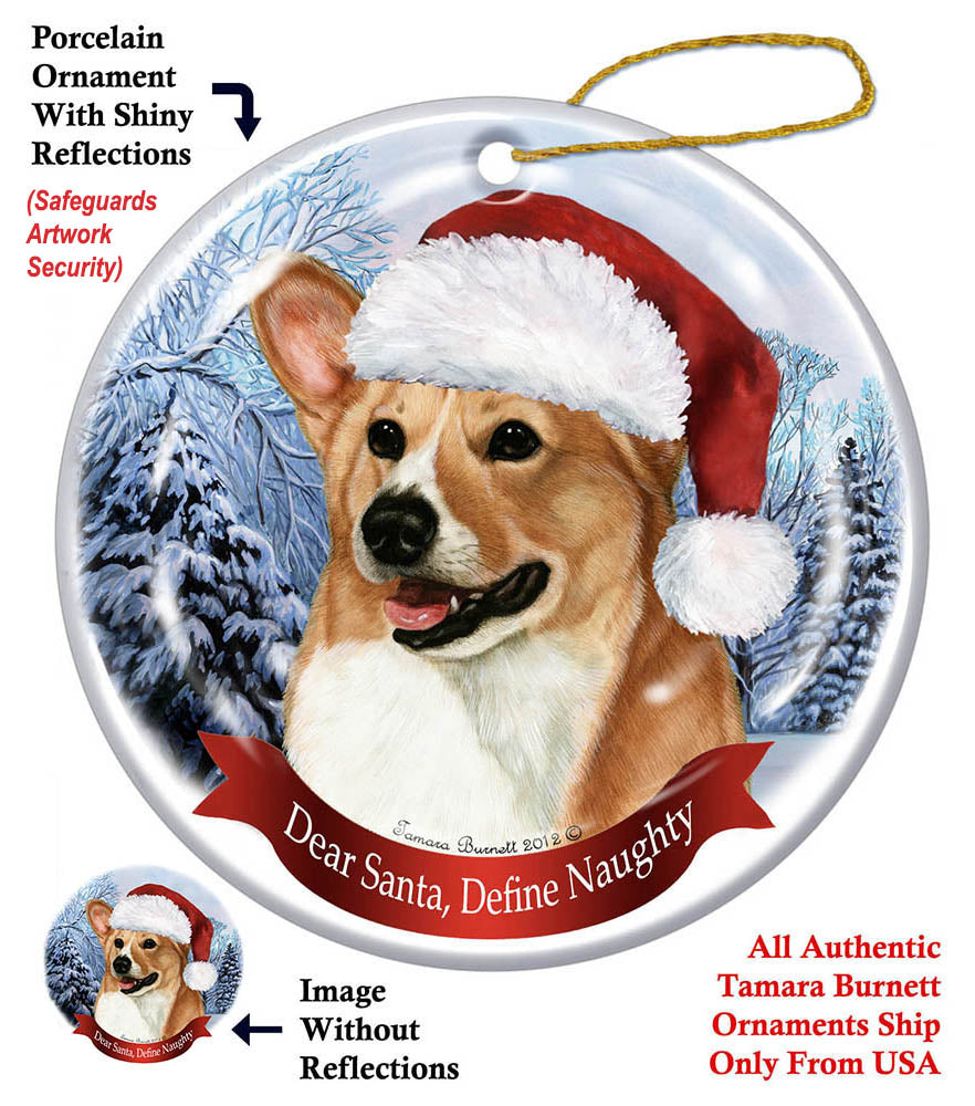Corgi Howliday Dog Christmas Ornament