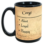 Faithful Friends Corgi Dog Breed Coffee Mug