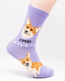 Corgi Dog Breed Foozy Novelty Socks