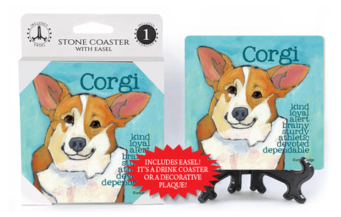 Corgi Dog Ursula Dodge Drink Coaster