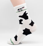 Cows All Over Farm Animal Novelty Socks Gray