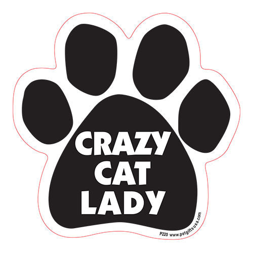 Crazy Cat Lady Paw Magnet