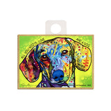 Dachshund All You Need Is Love And A Dog Dean Russo Wood Dog Magnet