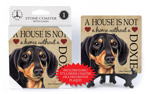 Dachshund A House Is Not A Home Stone Drink Coaster