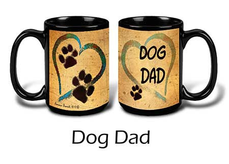 Faithful Friends Dog Dad 15oz Coffee Mug Cup