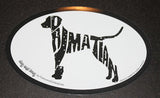 Dalmatian Euro Dog Breed Car Sticker Decal