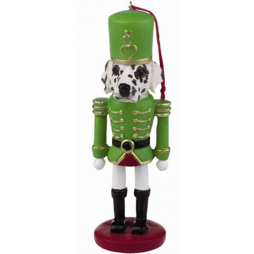 Dalmatian Dog Toy Soldier Nutcracker Christmas Ornament