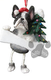 Dangling Leg Boston Terrier Dog Breed Christmas Ornament