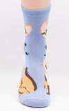 Devon Rex Socks Cat Breed Foozy Novelty Socks