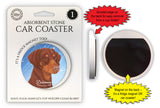 Doberman Pinscher Magnetic Car Coaster