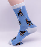 Doberman Pinscher Dog Breed Novelty Socks