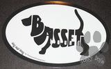 Euro Style Basset Hound Dog Breed Magnet