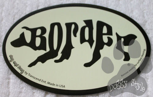 Euro Style Border Collie Dog Breed Magnet
