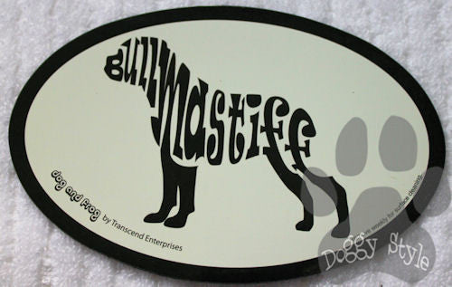 Euro Style Bullmastiff Dog Breed Magnet