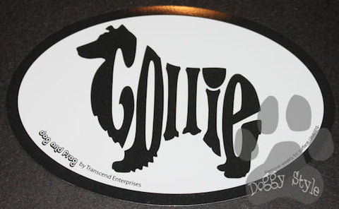 Euro Style Collie Dog Breed Magnet