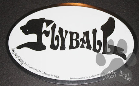 Euro Style Flyball Dog Breed Magnet