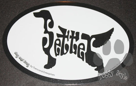 Euro Style Irish Setter Dog Breed Magnet