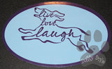 Euro Style Live Love Laugh Dog Breed Magnet