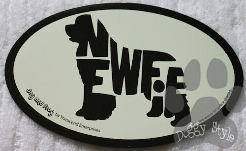 Euro Style Newfoundland Newfie Dog Breed Magnet