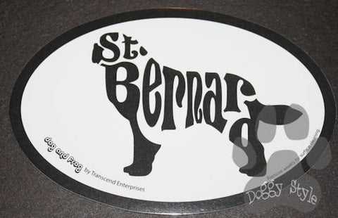 Euro Style Saint Bernard Dog Breed Magnet
