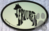Euro Style Belgian Tervuren Dog Breed Magnet