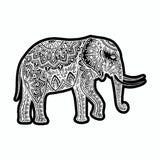 Elephant Mandala Art Tribal Vinyl Car Sticker