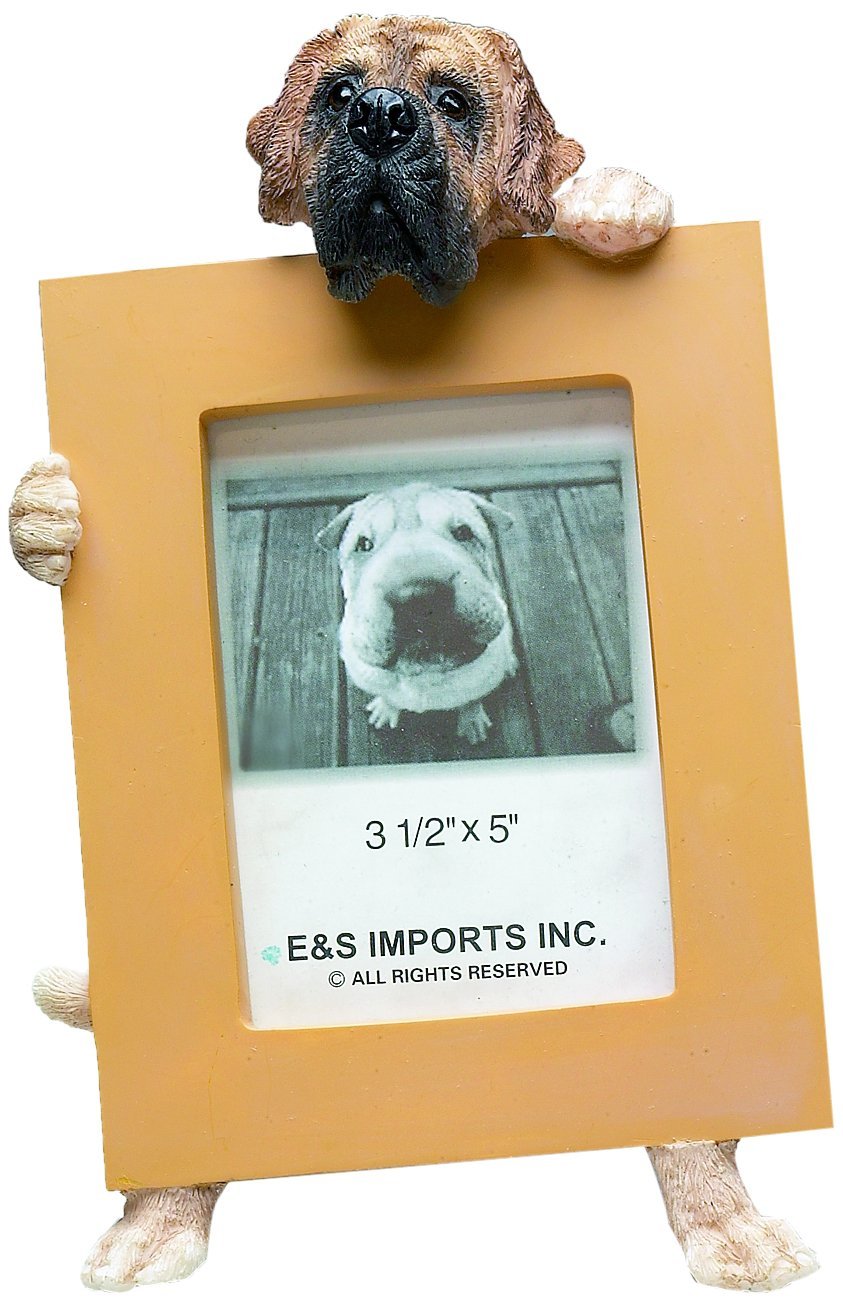 English Mastiff Dog Picture Frame Holder