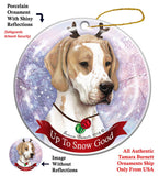 English Pointer Lemon Howliday Dog Christmas Ornament
