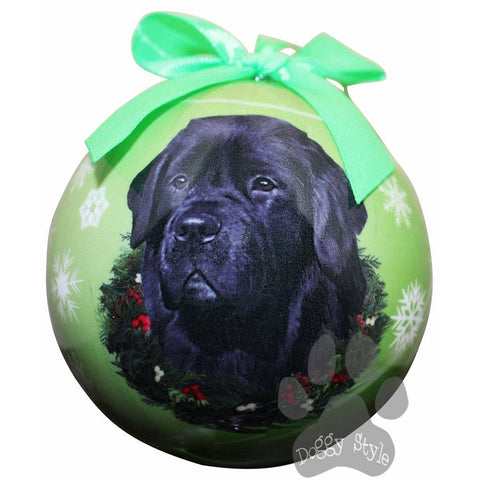 Newfoundland Newfie Shatterproof Dog Christmas Ornament
