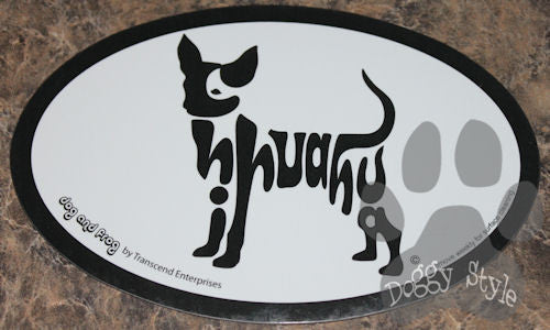 Euro Style Chihuahua Dog Breed Magnet