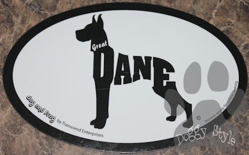 Euro Style Great Dane Dog Breed Magnet